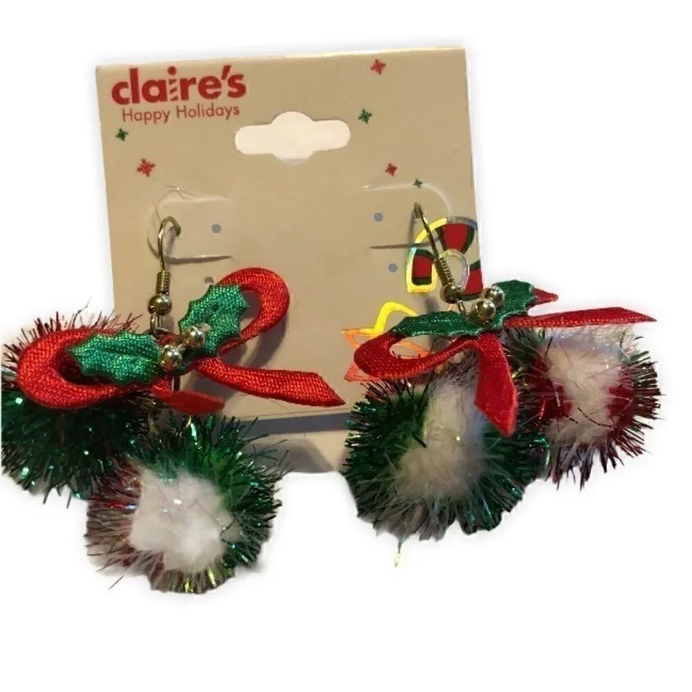 3/$15 or 5/$20 Christmas pompom earrings